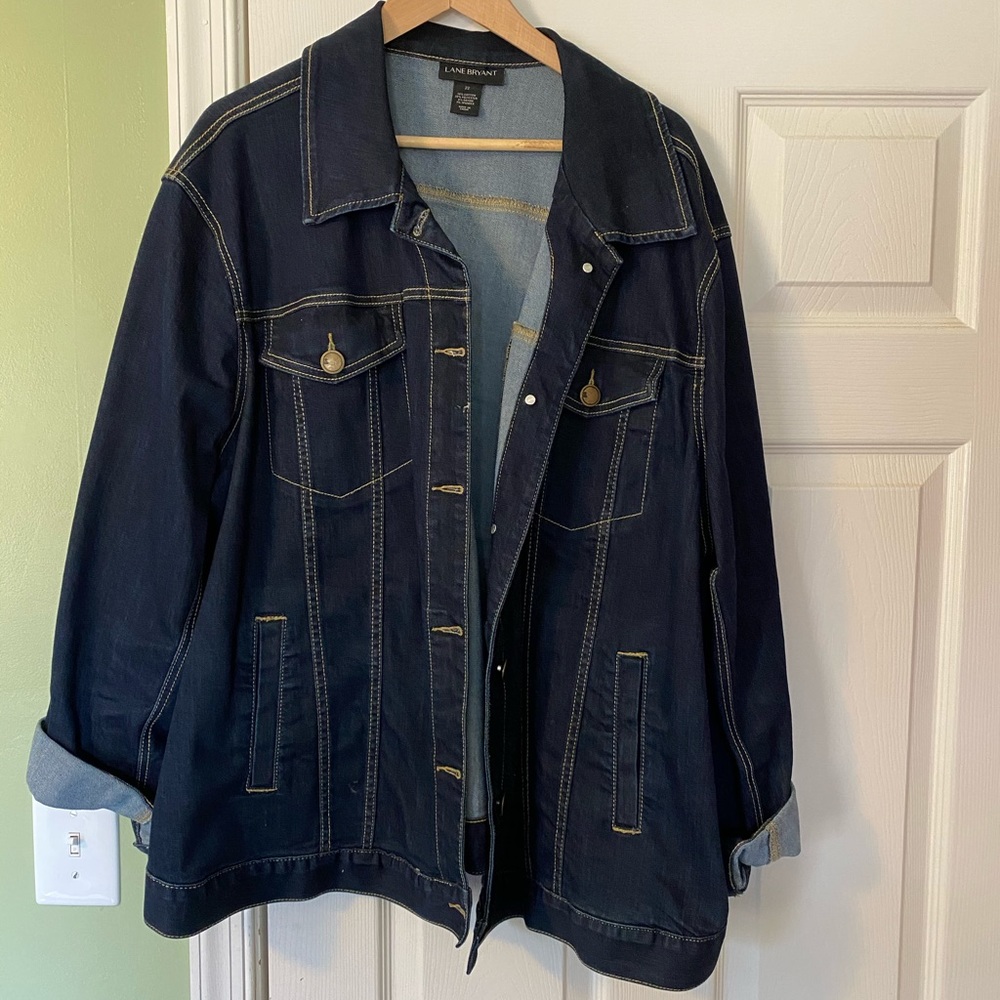 Lane Bryant Denim Jacket 22/22W - THE BEST - NWOT